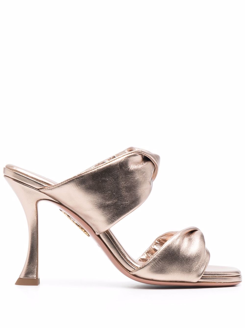 Aquazzura Twist 95 凉鞋 - 金色