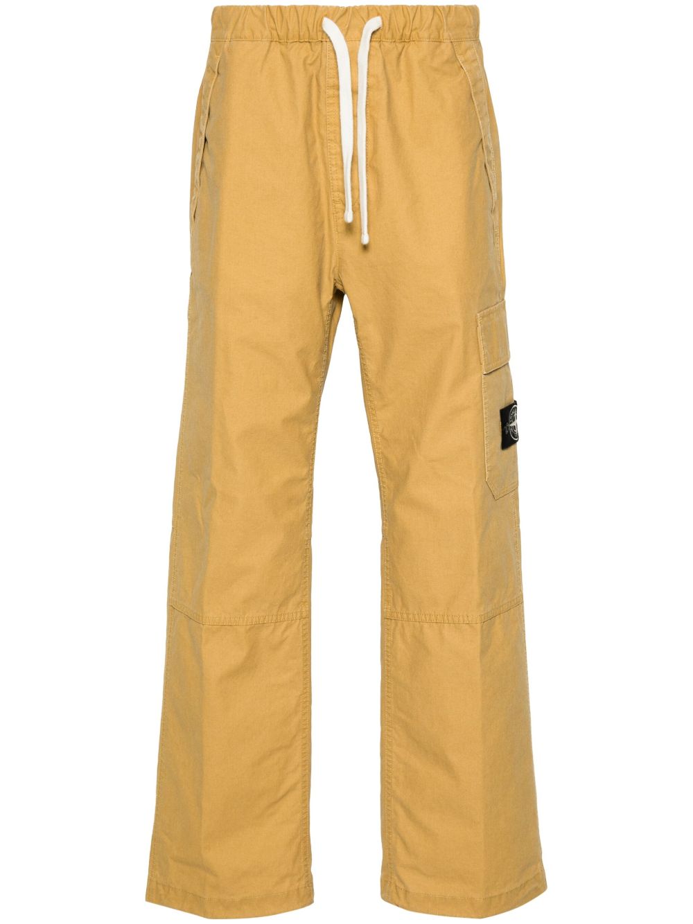 Stone Island Compass 贴花长裤 - 褐色