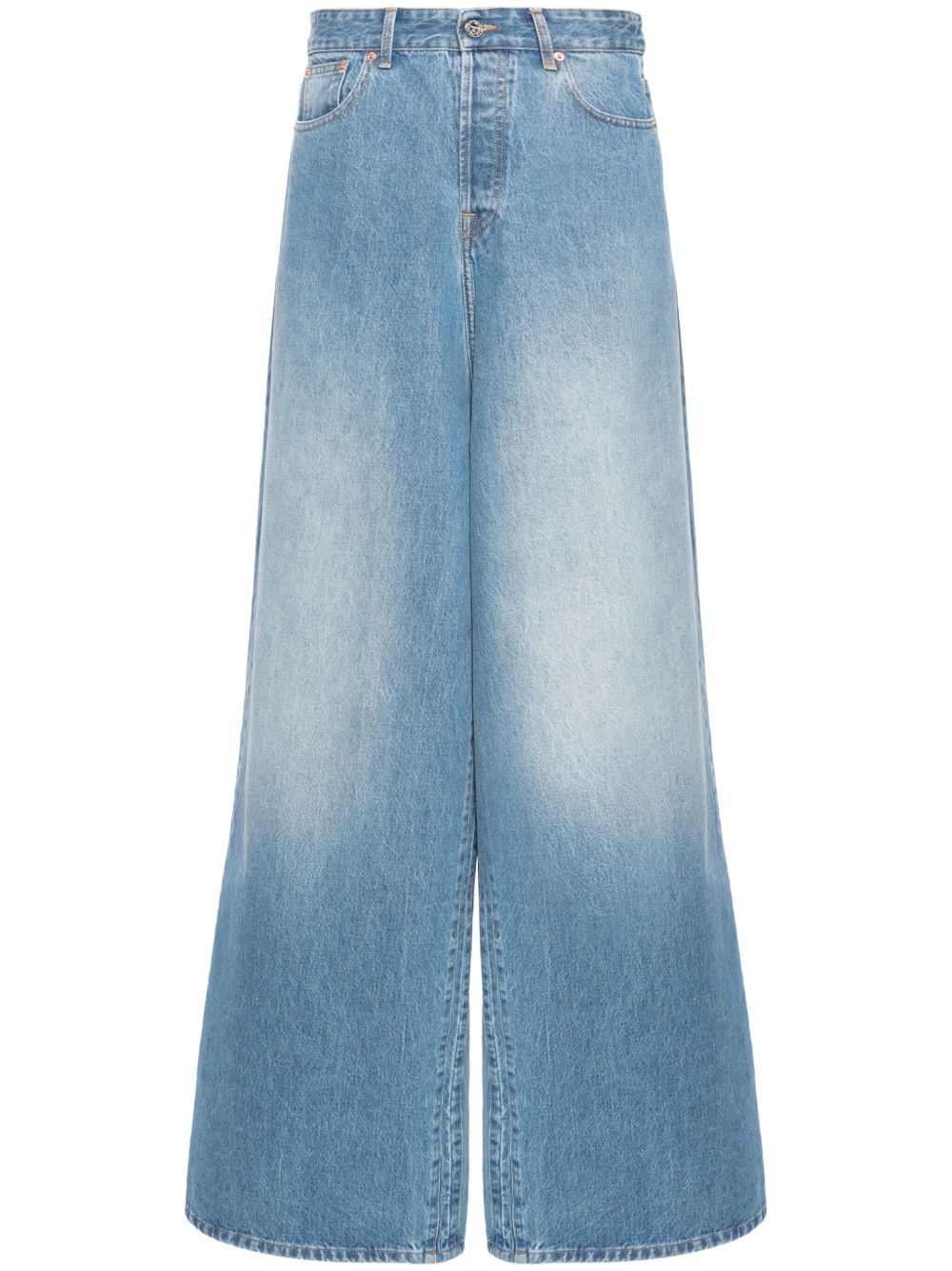 VETEMENTS Big Shape 阔腿牛仔裤 - 蓝色