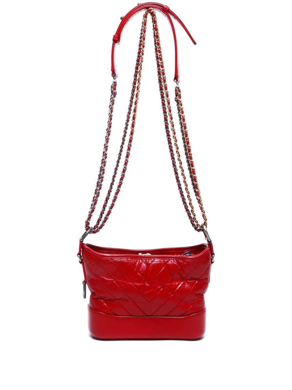 CHANEL Pre-Owned Gabriel 单肩包（2018–2019年典藏款） - 红色