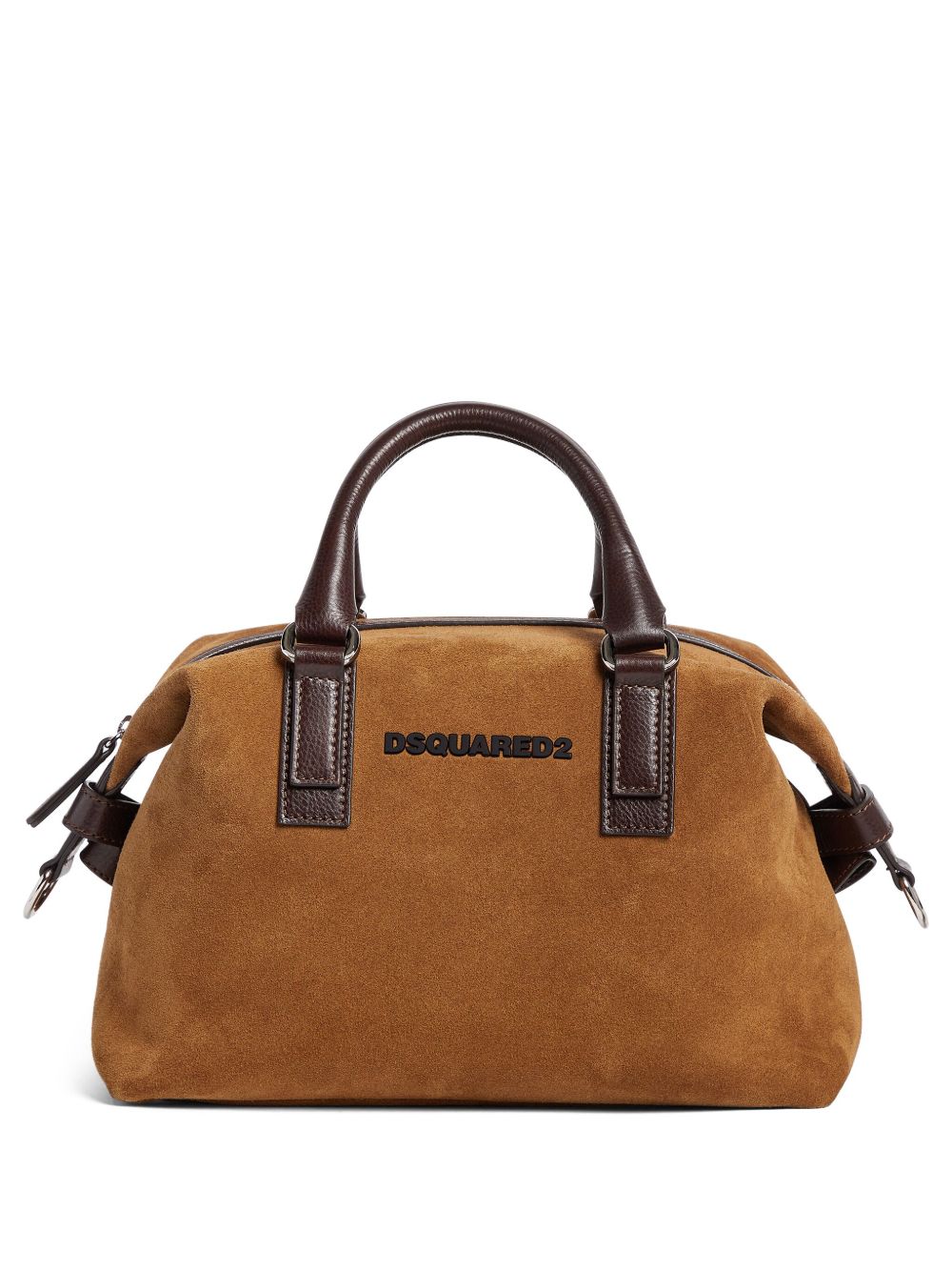 DSQUARED2 logo标牌双色手提旅行袋 - 中性色