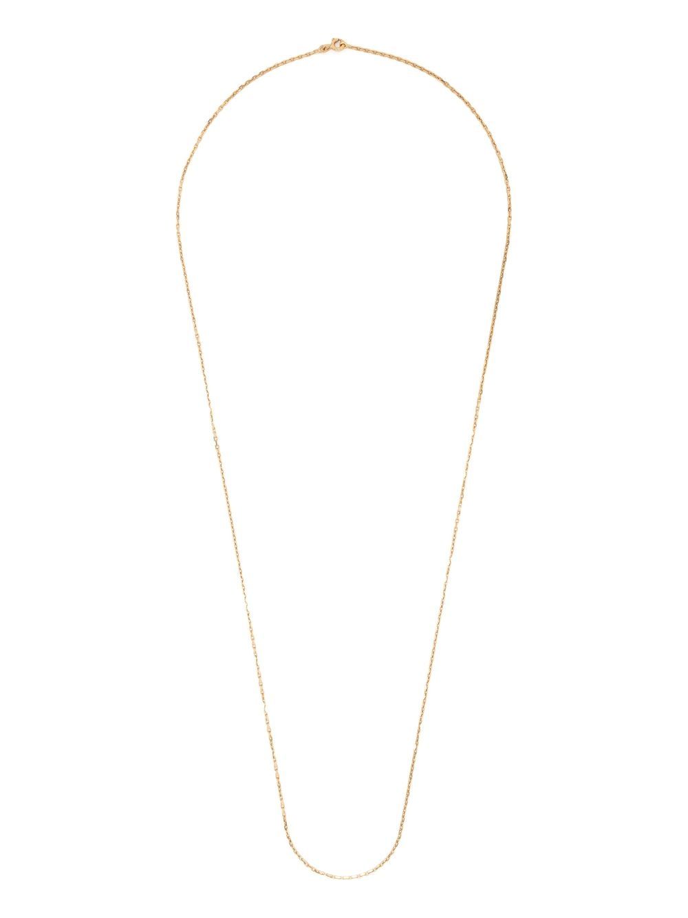 Aurelie Bidermann Forçat 18K黄金链式项链 - 金色