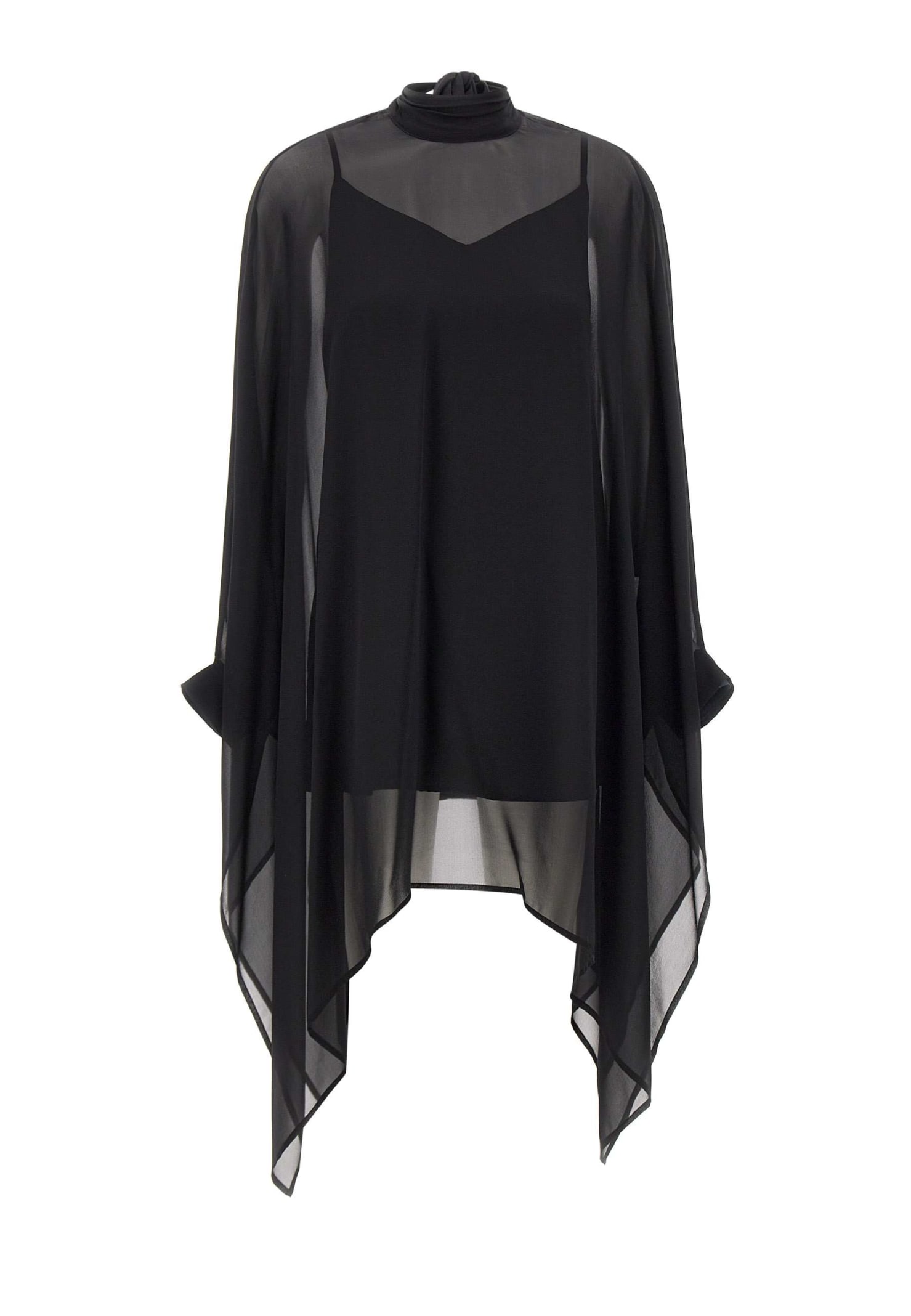 Parosh Tie Neck Blouse