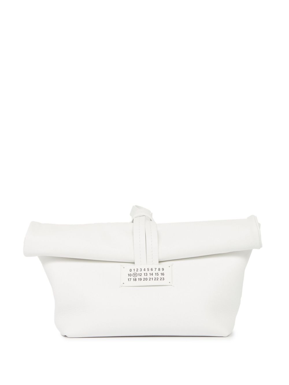 Maison Margiela Paper 翻盖手拿包 - 白色