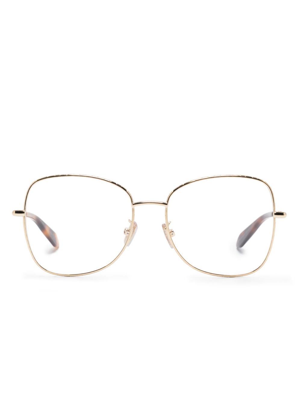 Bvlgari Serpenti 超大框太阳眼镜 - 金色