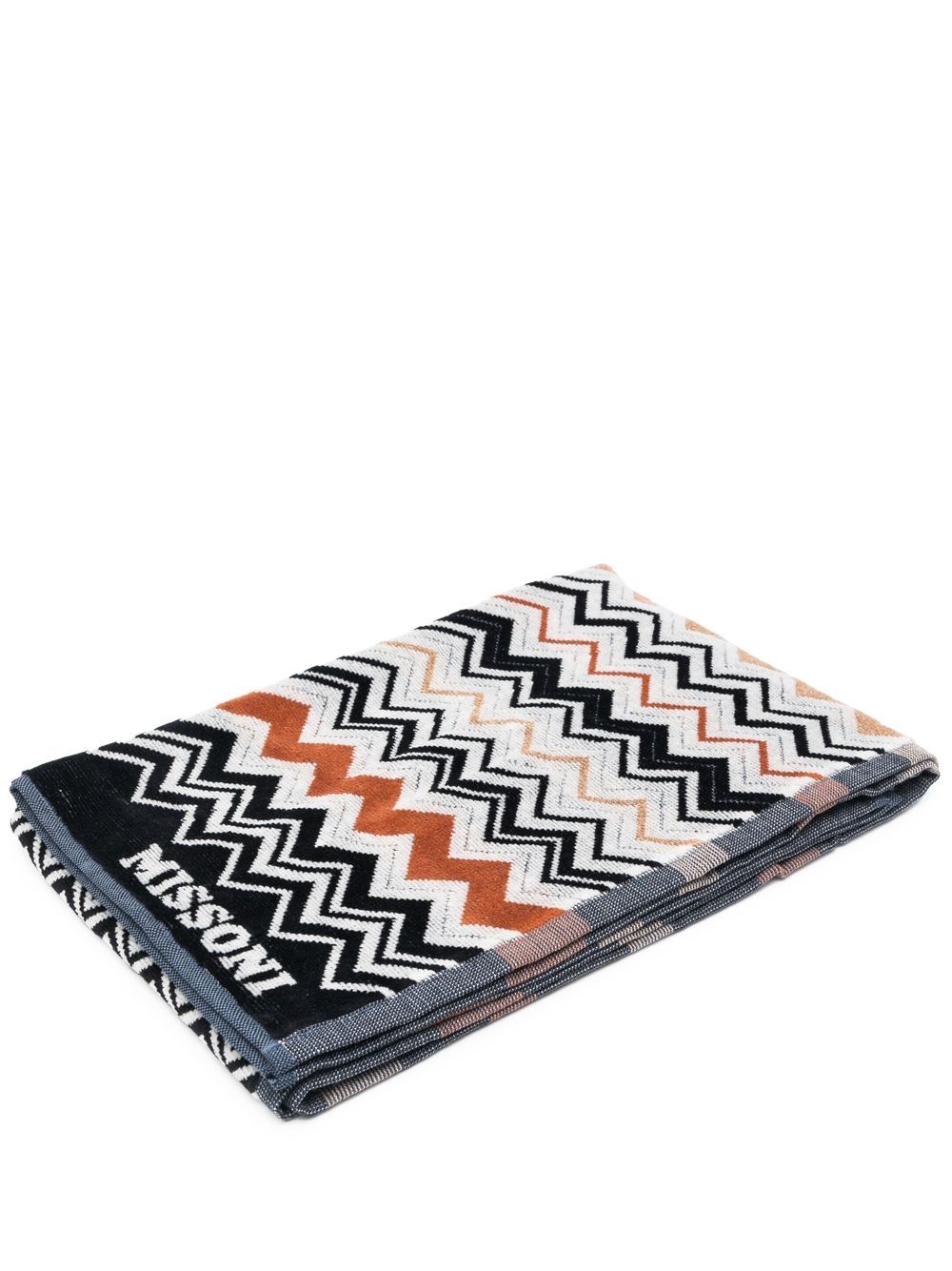 Missoni Home Bernard Fitness 棉健身毛巾 - 黑色