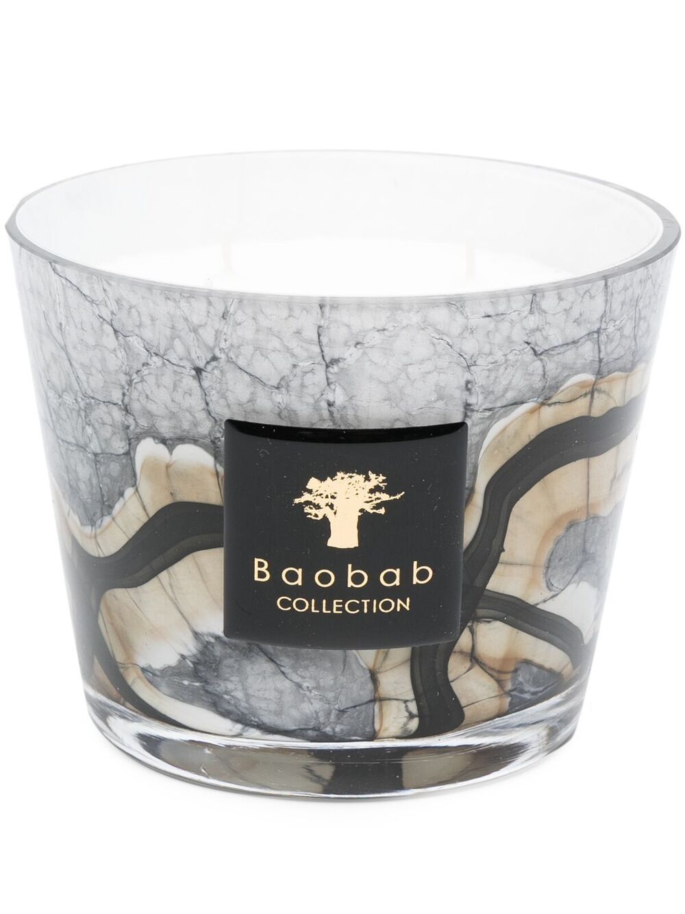 Baobab Collection Stones 香薰蜡烛 - 灰色