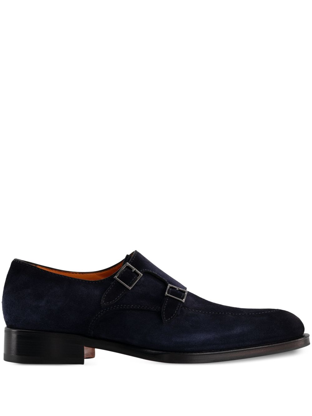 Santoni Double 孟克鞋 - 蓝色