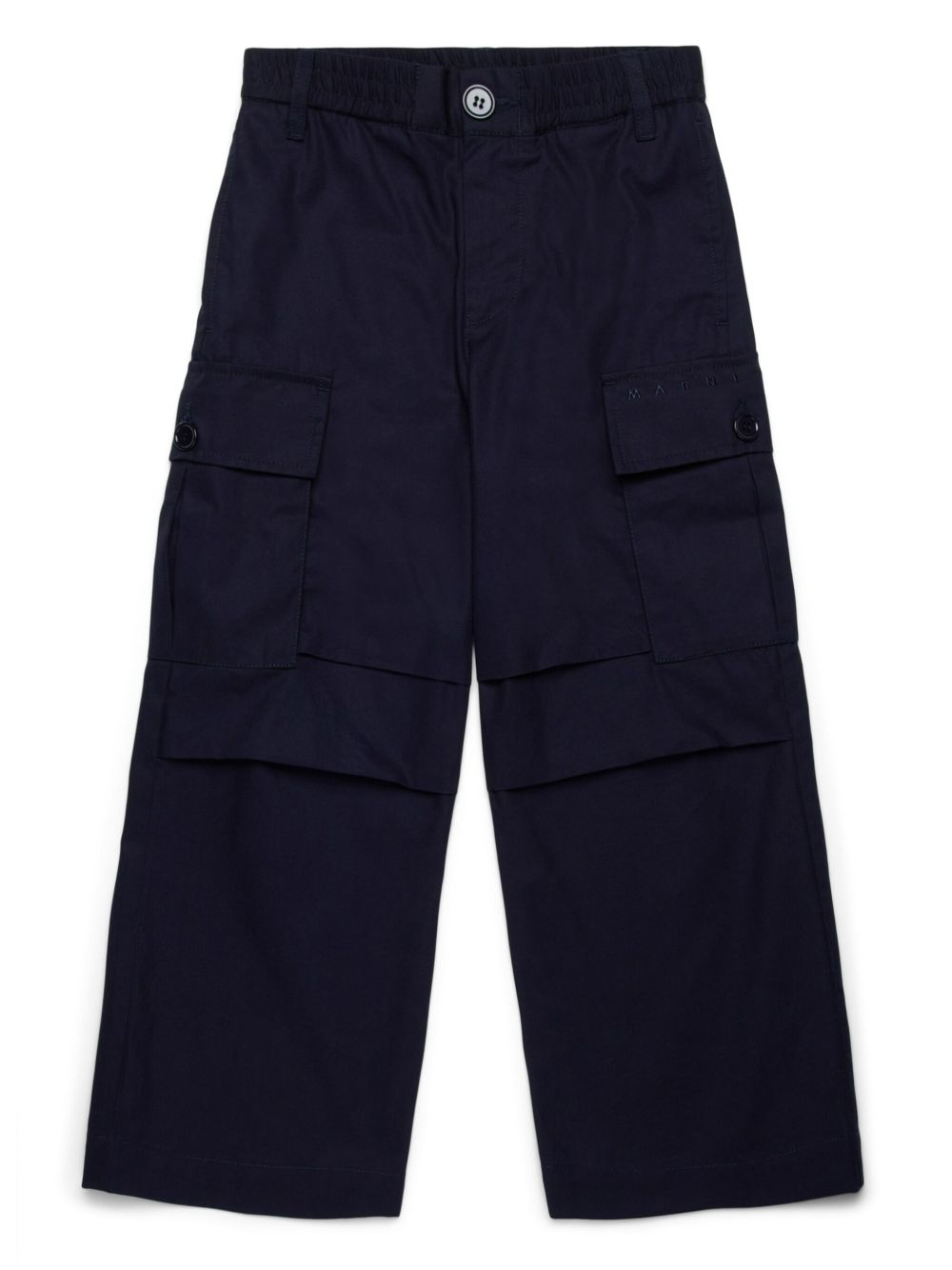 Marni Kids 经典工装裤 - 黑色