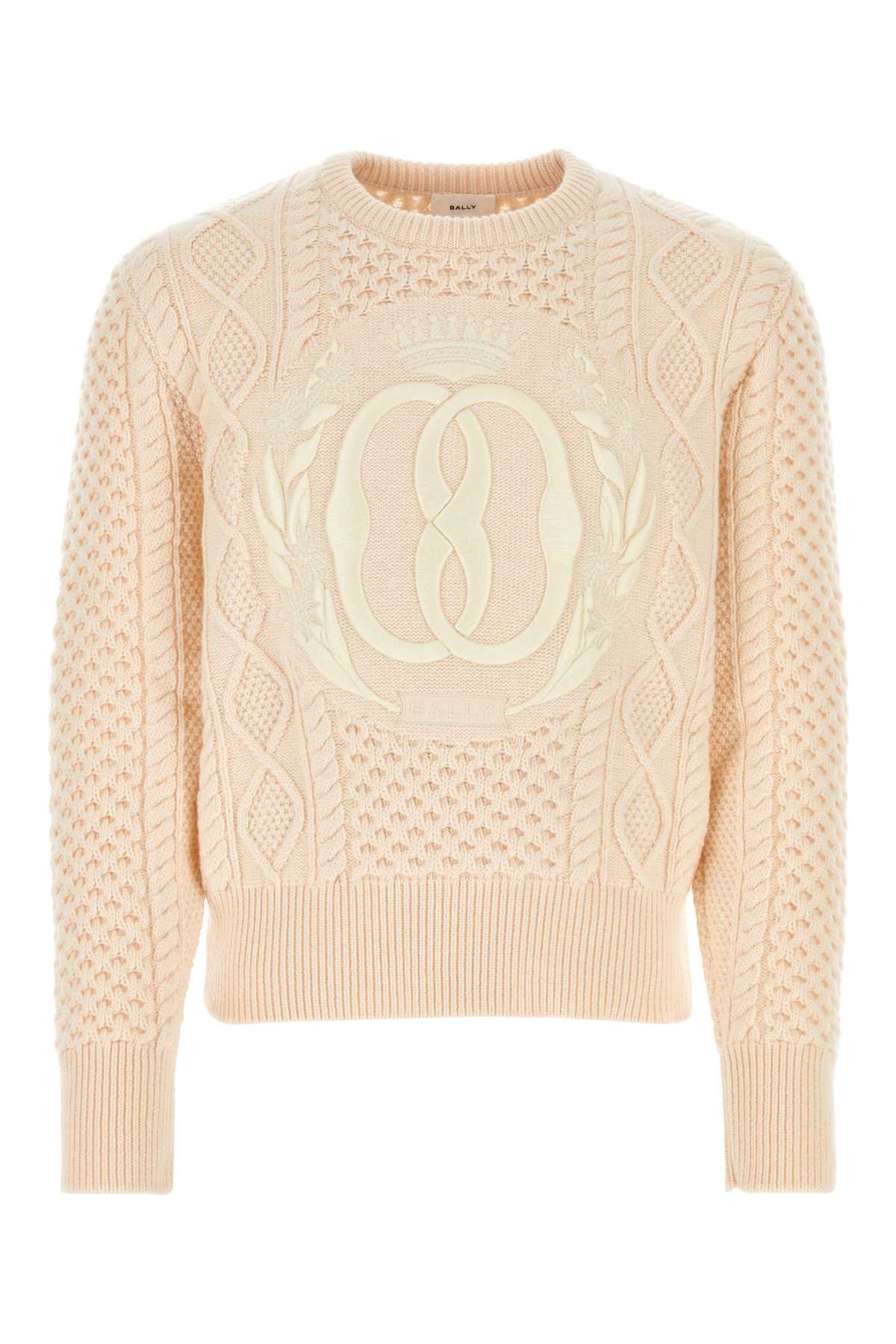 Bally Light Pink Wool Sweater