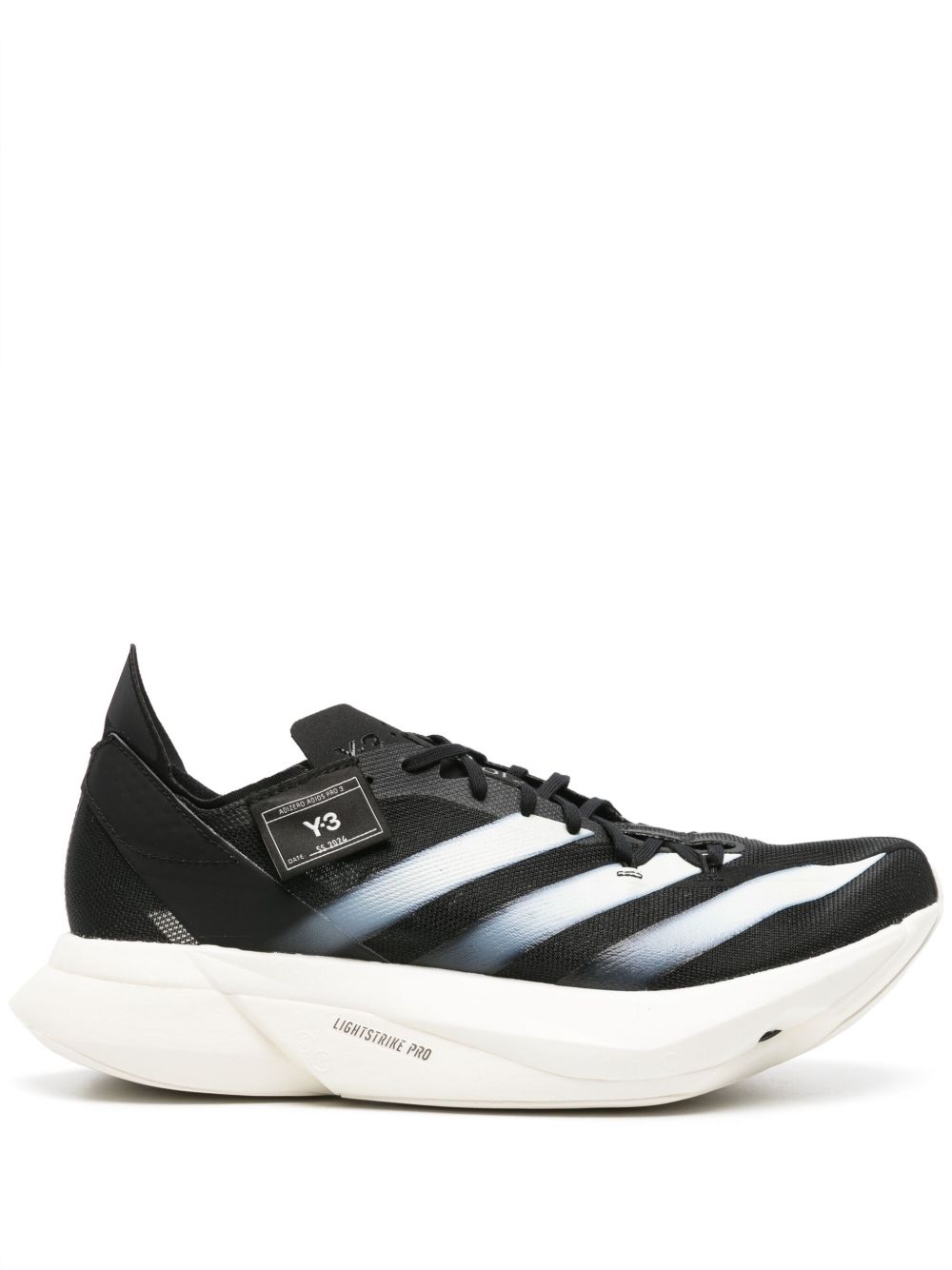 Y-3 Adizero Adios Pro 3.0 网面运动鞋 - 黑色