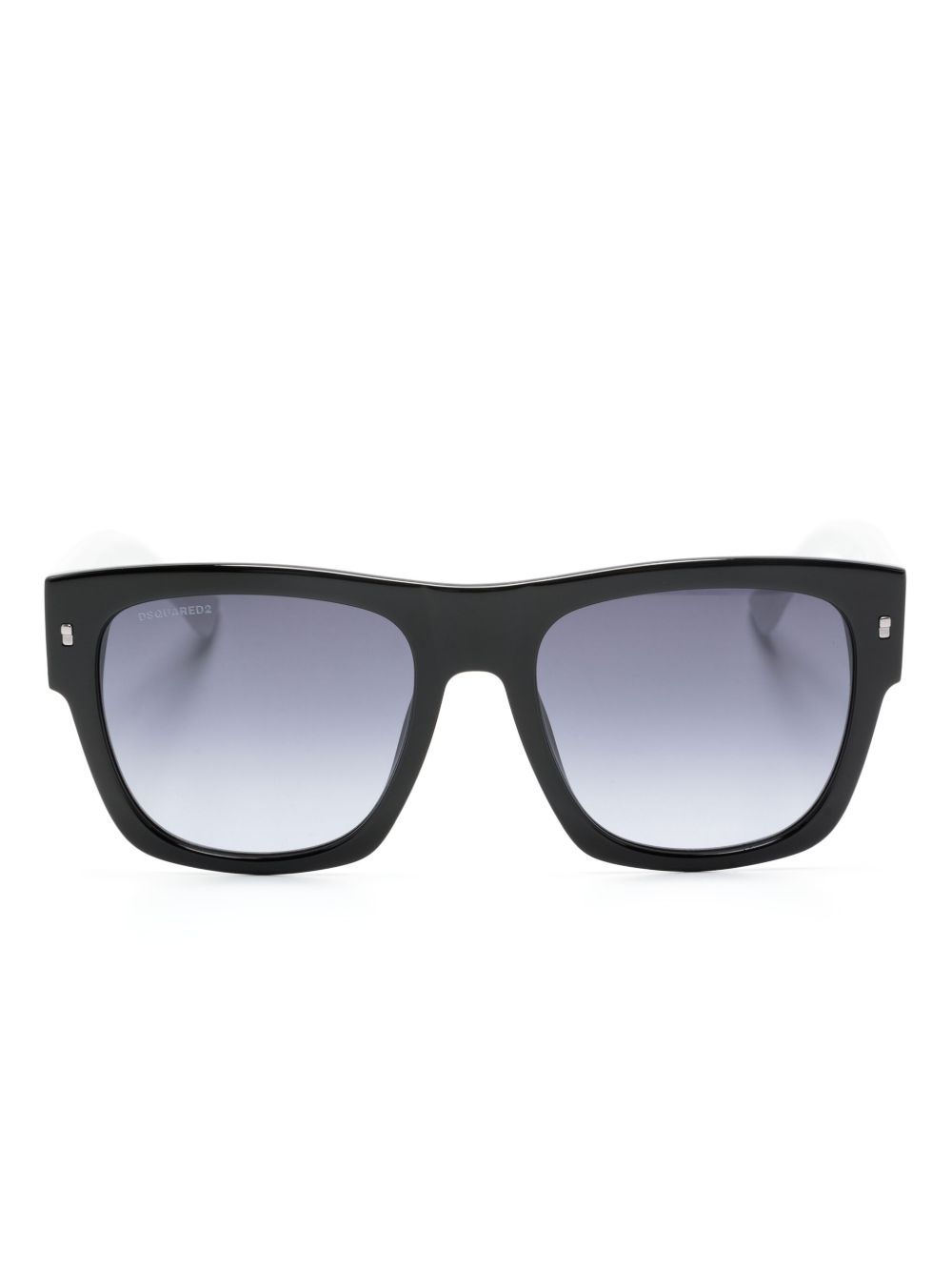 DSQUARED2 EYEWEAR ICON 0004/S 方框太阳眼镜 - 黑色