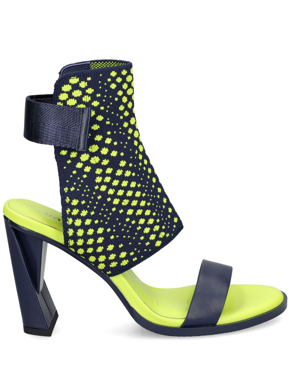 United Nude Zink Fab 裹踝高跟凉鞋 - 绿色