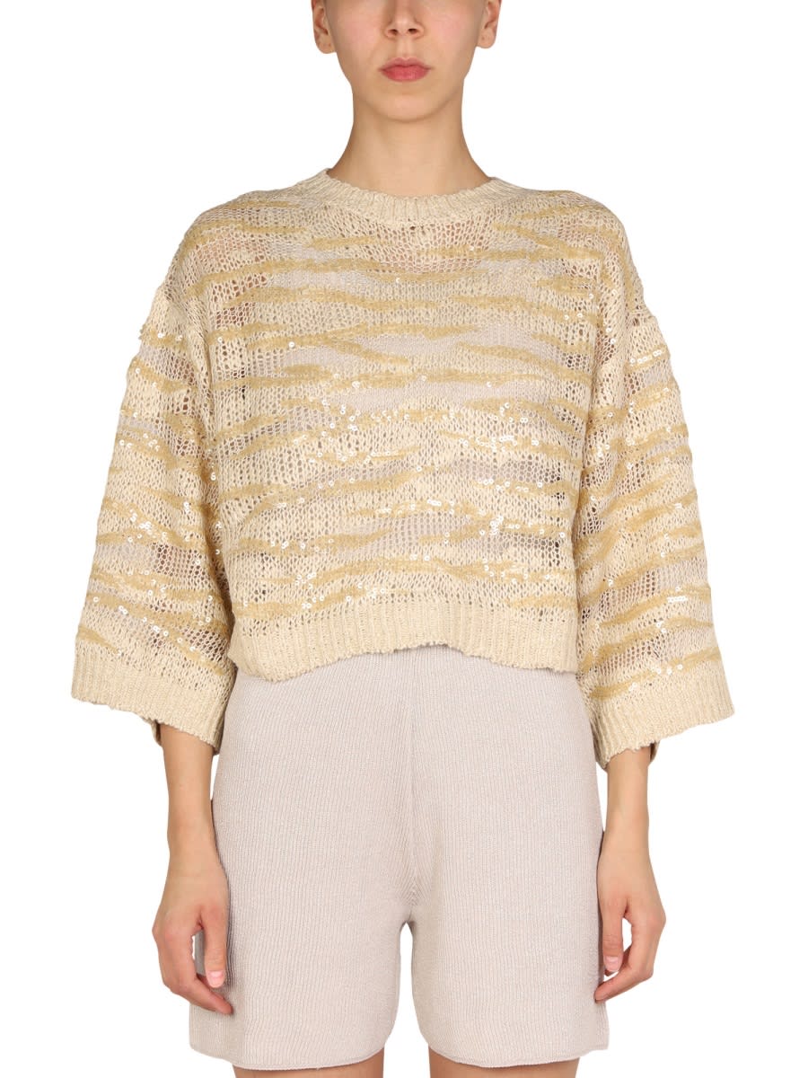 Brunello Cucinelli 穿孔网眼