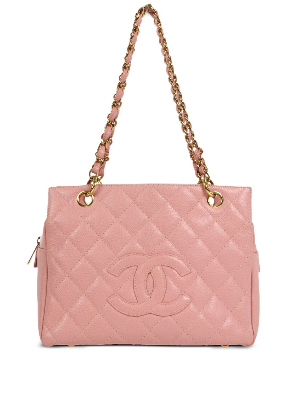 CHANEL Pre-Owned Petite Shopping 手提包（2003年典藏款） - 粉色