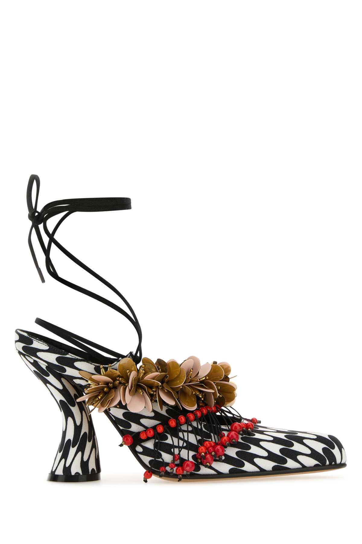Dries Van Noten 印花面料穆勒鞋