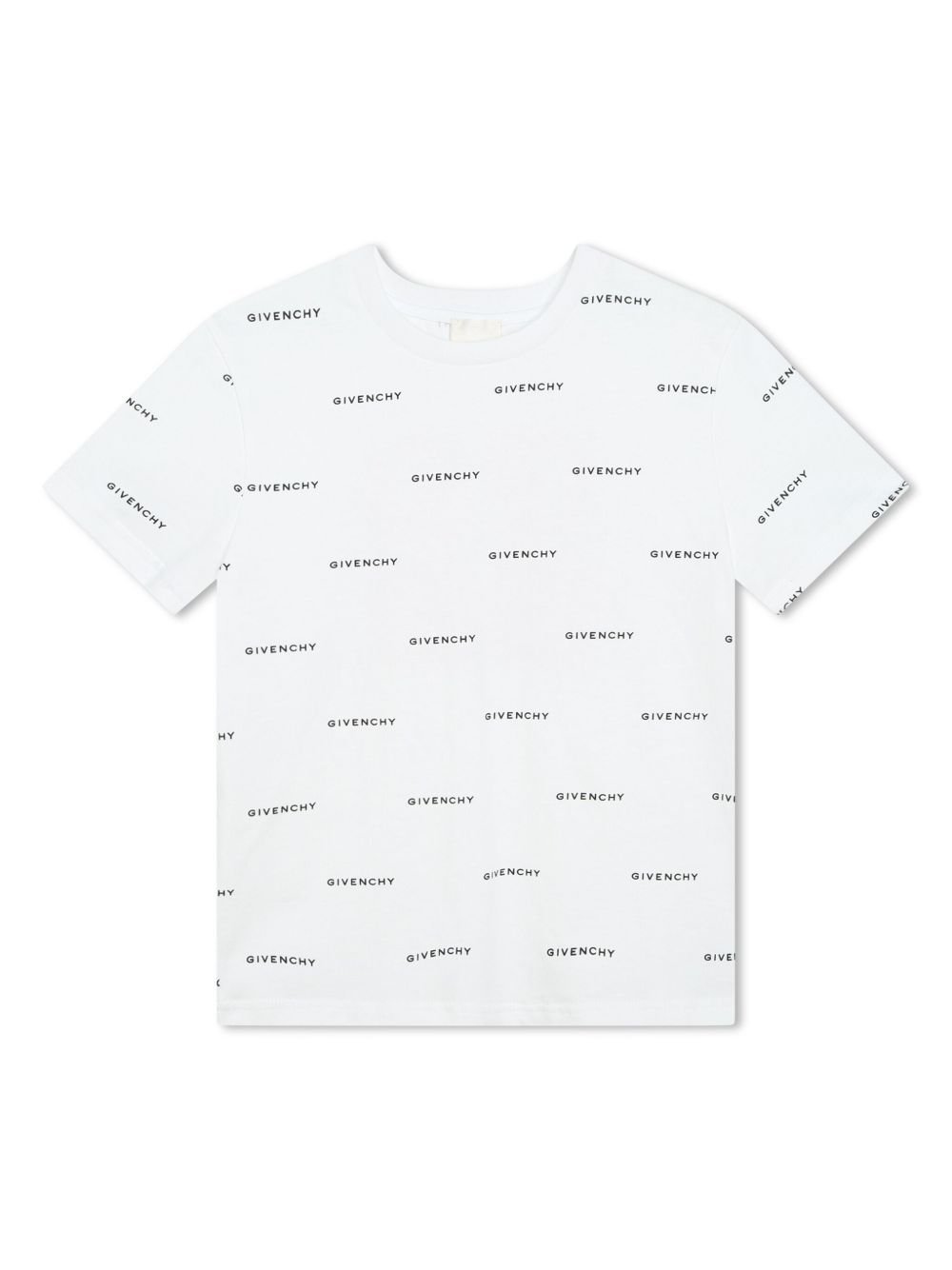 Givenchy Kids logo印花棉T恤 - 白色