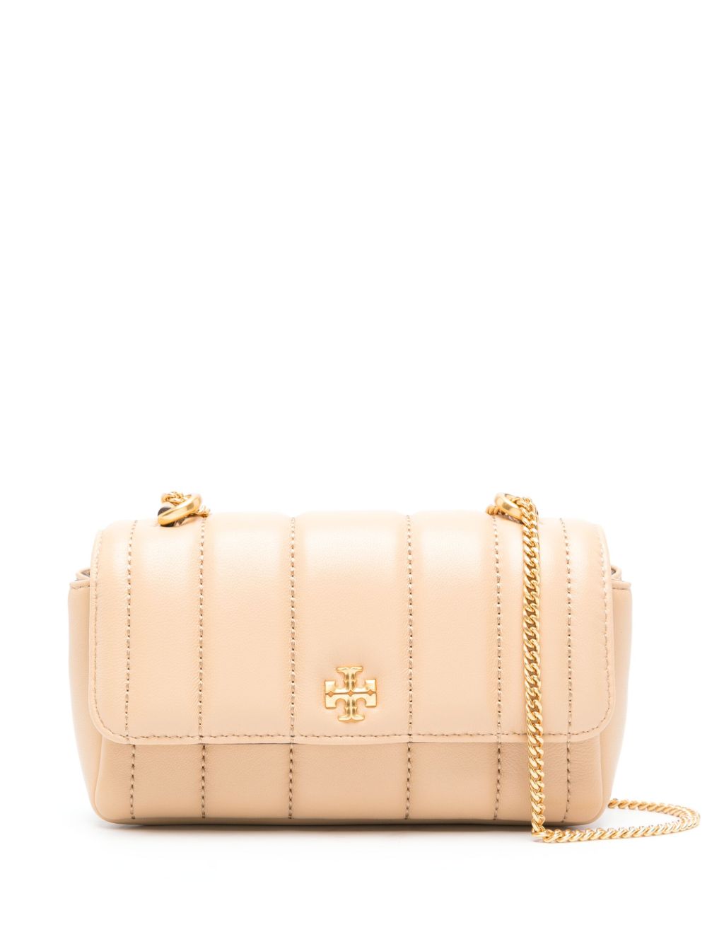 Tory Burch Kira 翻盖迷你单肩包 - 中性色