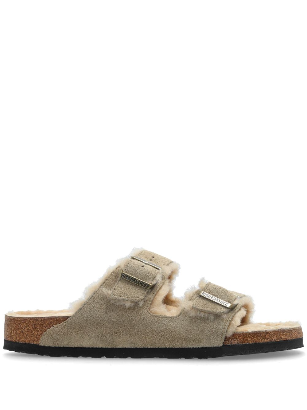 Birkenstock Arizona 皮毛一体凉鞋 - 中性色