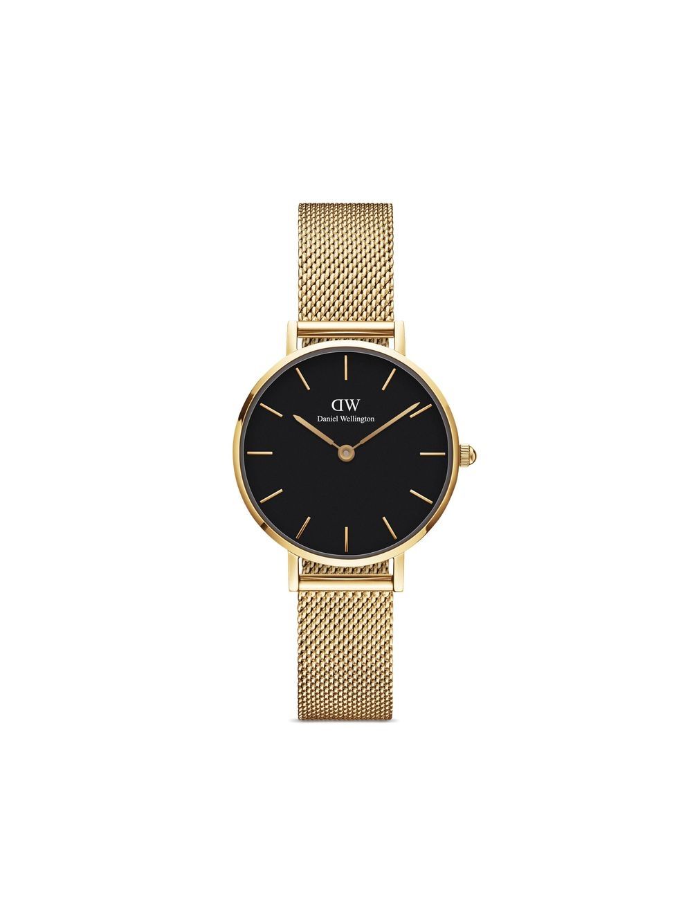 Daniel Wellington Petite Evergold 28毫米腕表 - 黑色