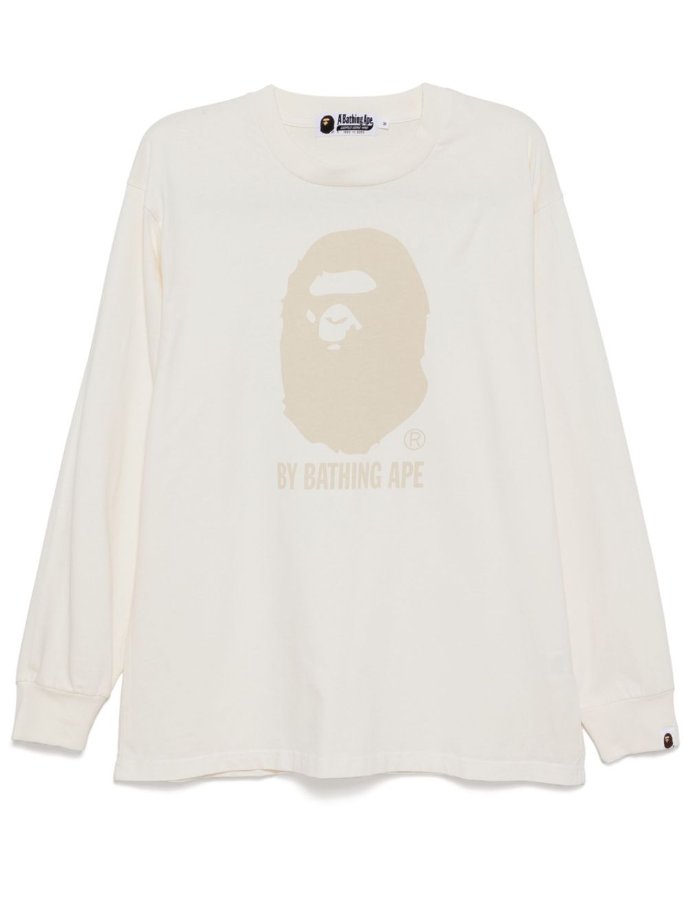 A BATHING APE® Ape head 拉绒棉T恤 - 中性色