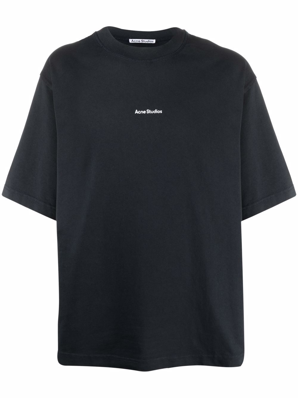 Acne Studios logo印花T恤 - 黑色