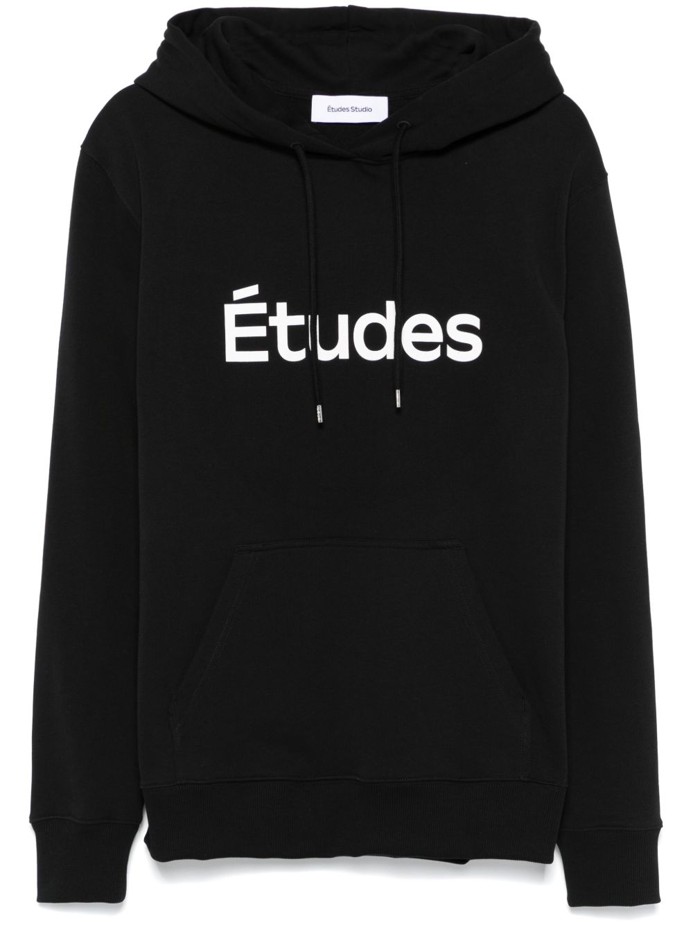 Etudes logo印花连帽衫 - 黑色