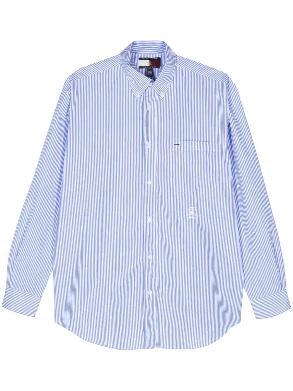 Tommy Hilfiger Ithaca 条纹衬衫 - 蓝色