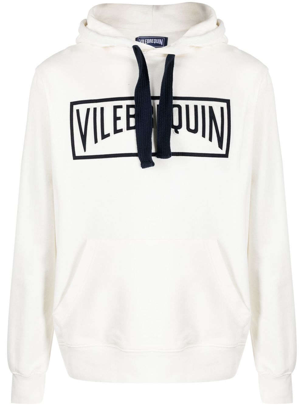 Vilebrequin logo印花连帽衫 - 白色