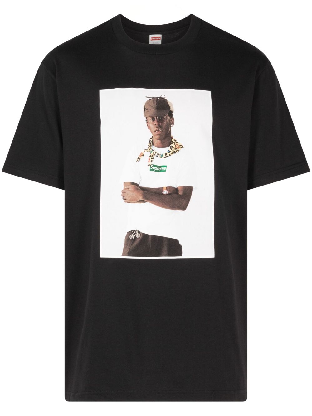 Supreme x Tyler The Creator 印花T恤 - 黑色