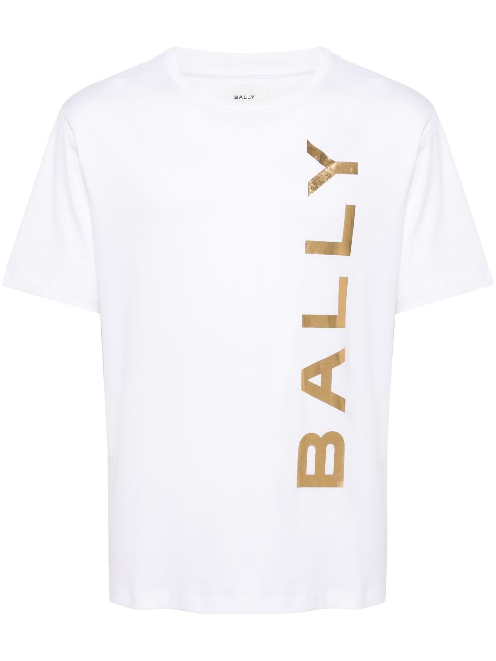 Bally logo印花棉T恤 - 白色