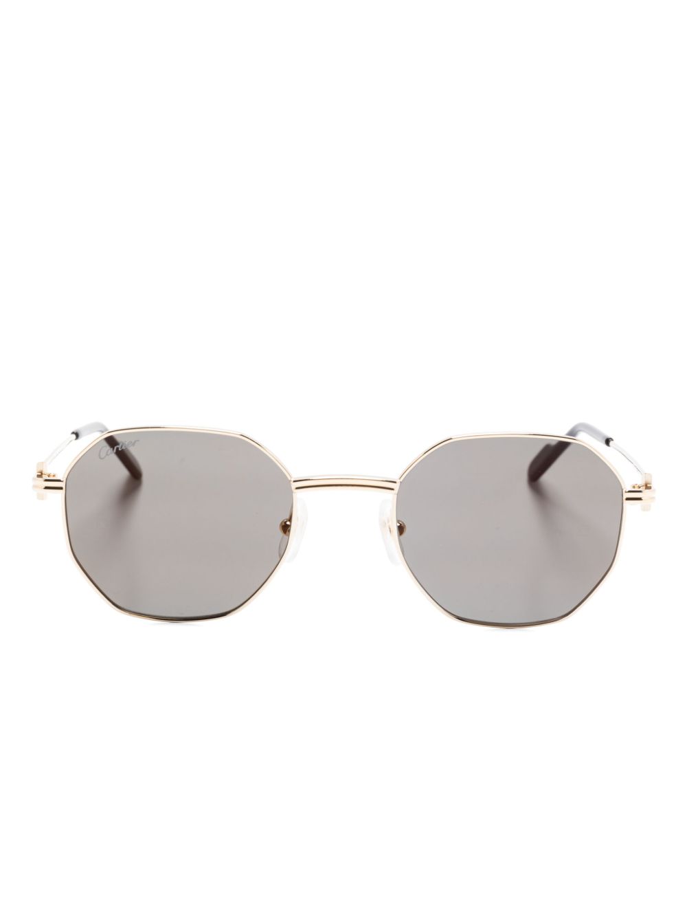 Cartier Eyewear CT0500S 太阳眼镜 - 金色