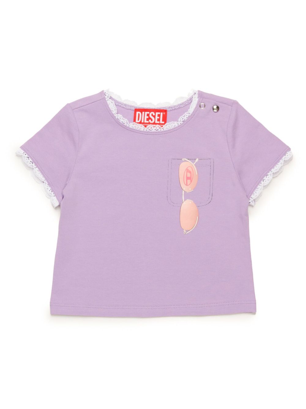 Diesel Kids Tlucib T恤 - 紫色