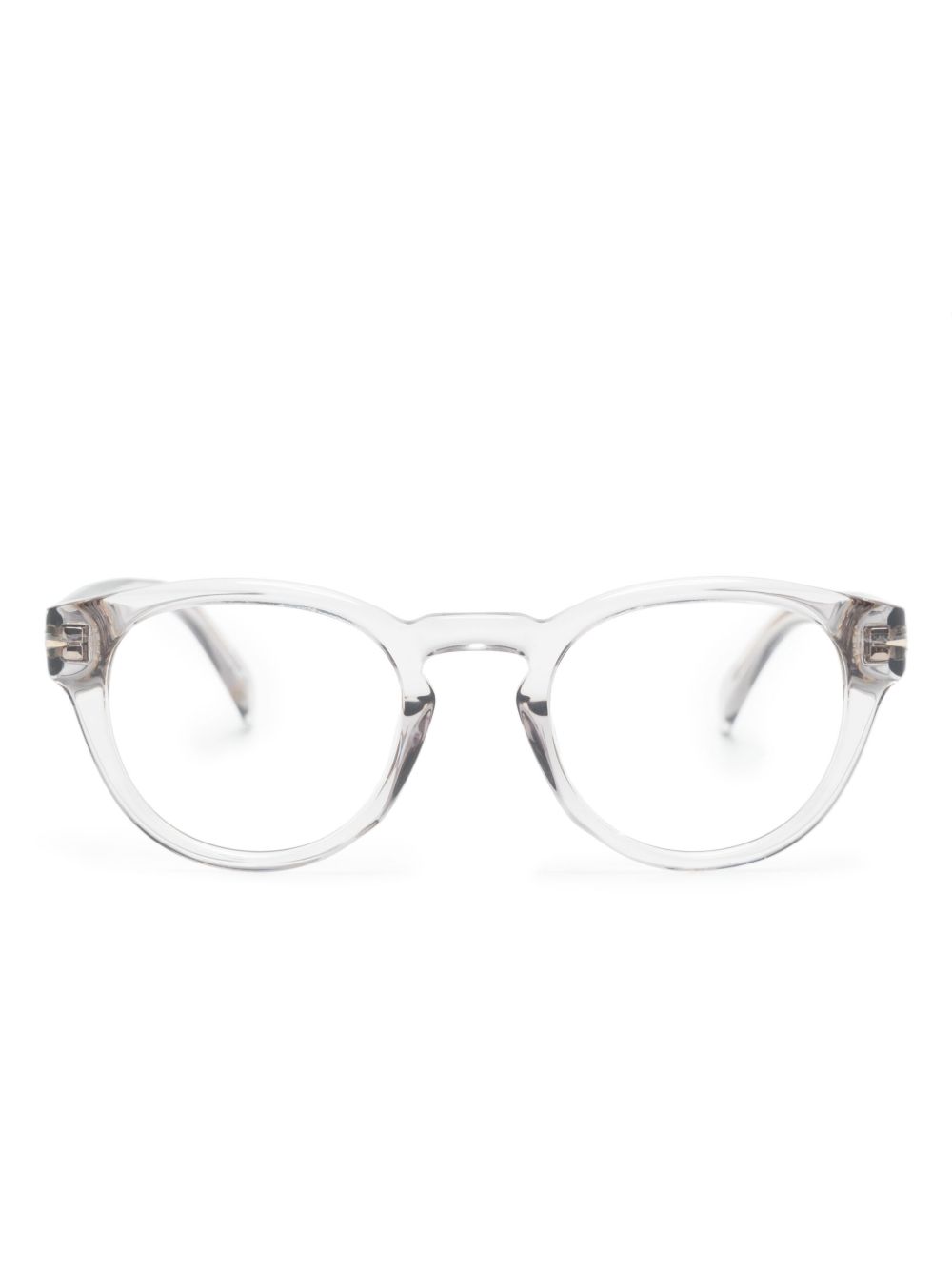 Eyewear by David Beckham 透明圆形镜框眼镜 - 中性色