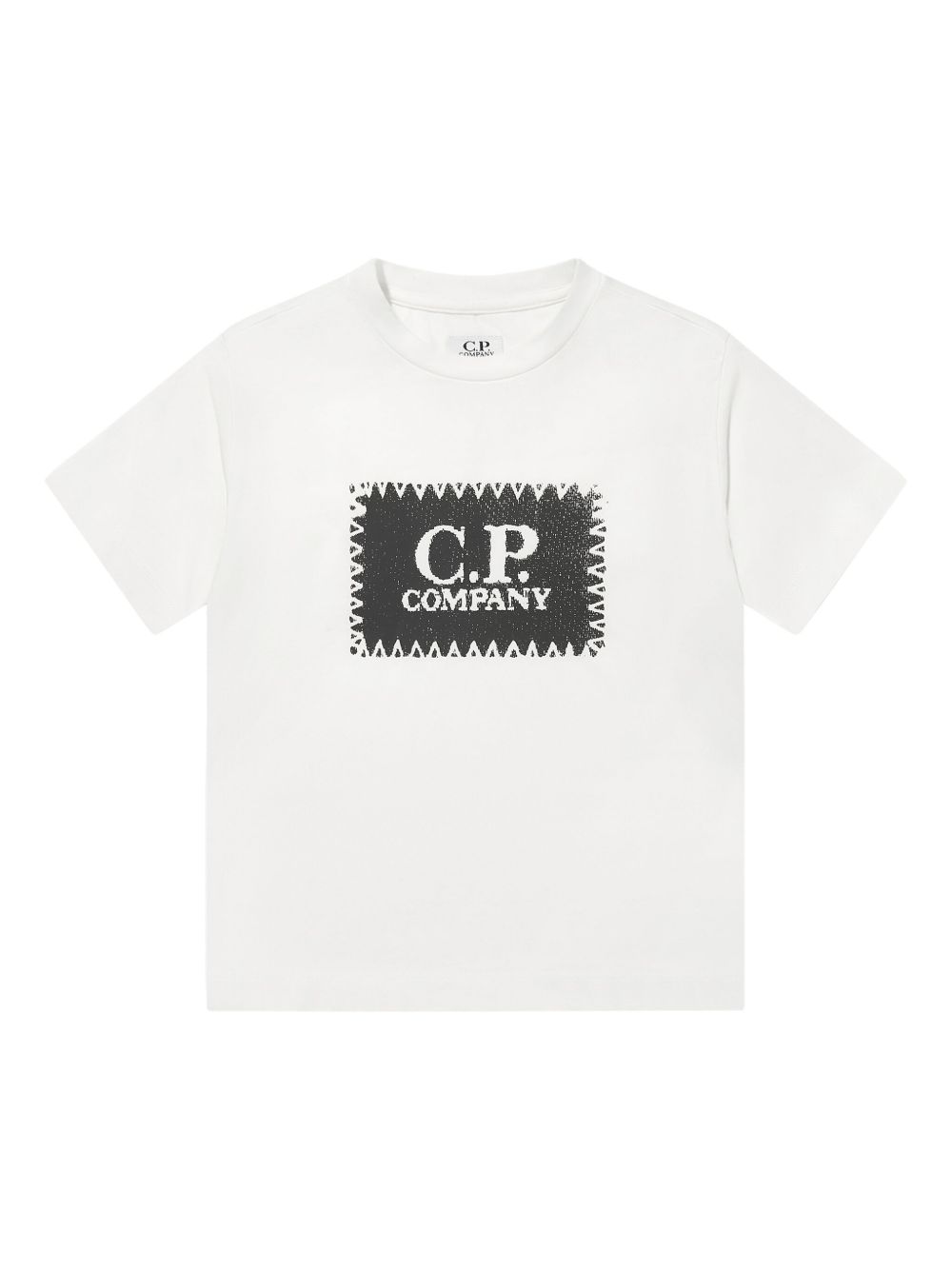 C.P. Company Kids logo T恤 - 白色