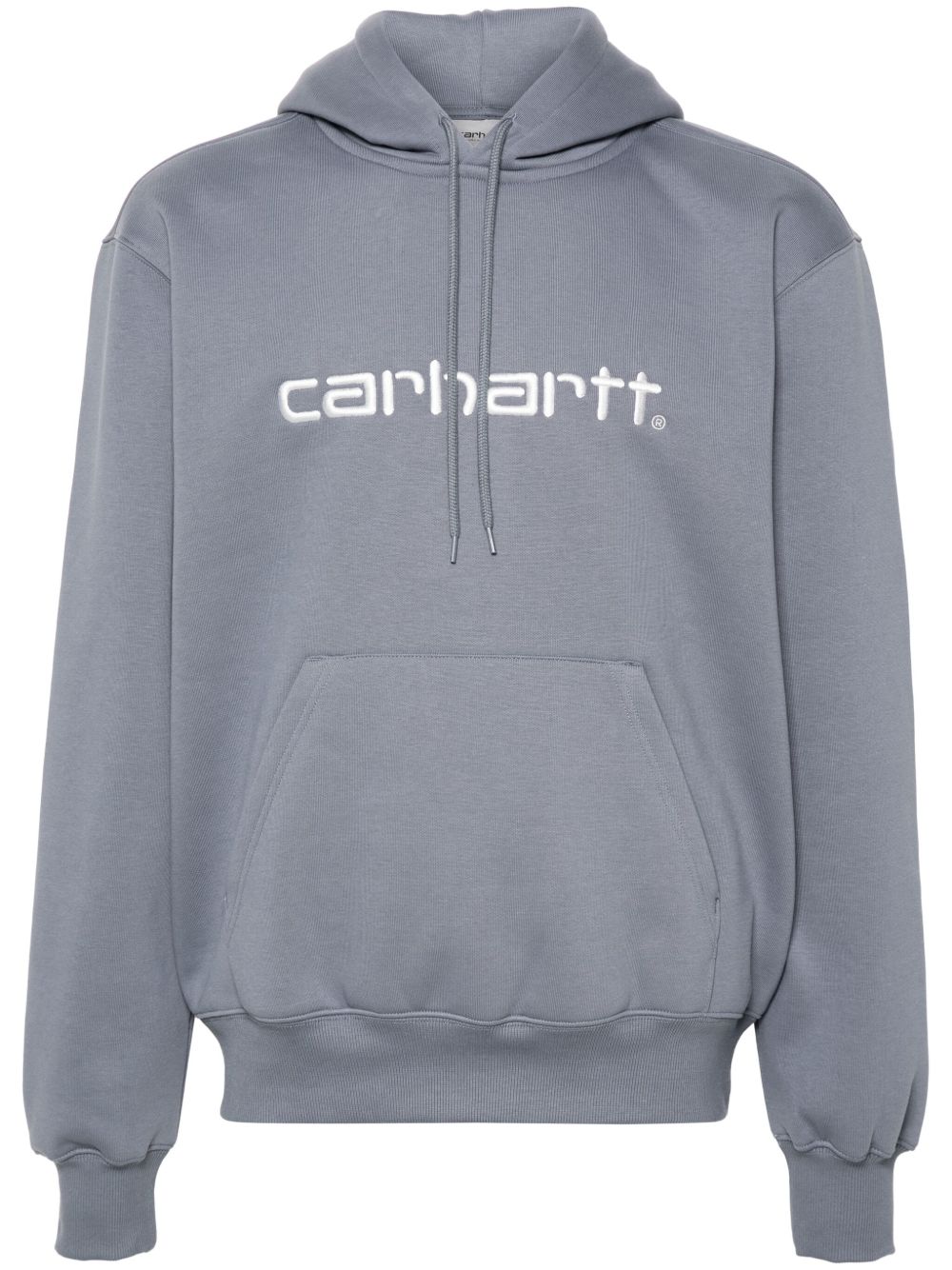Carhartt WIP logo刺绣连帽衫 - 灰色