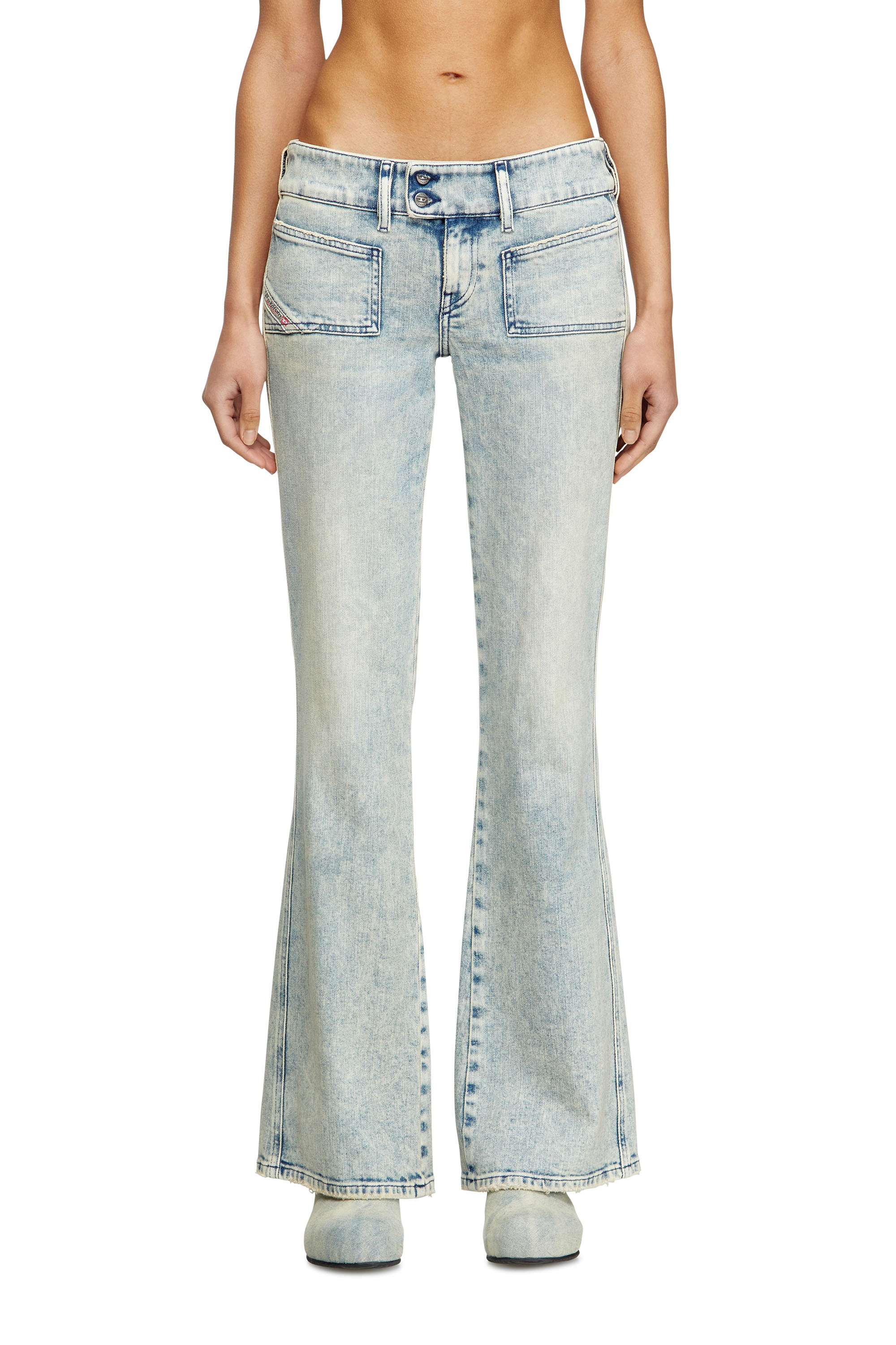 Diesel - Bootcut Jeans - D-Hush - Jeans - Woman - Blue
