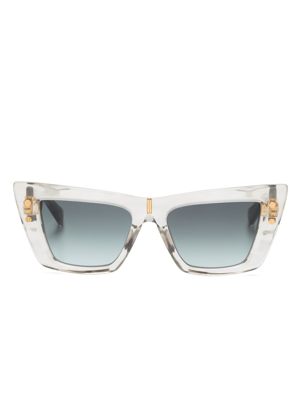 Balmain Eyewear B-eye 猫眼框太阳眼镜 - 金色