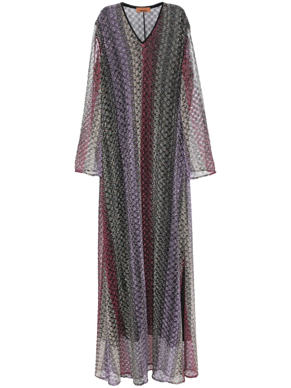 Missoni Lameté 图案连衣裙 - 黑色