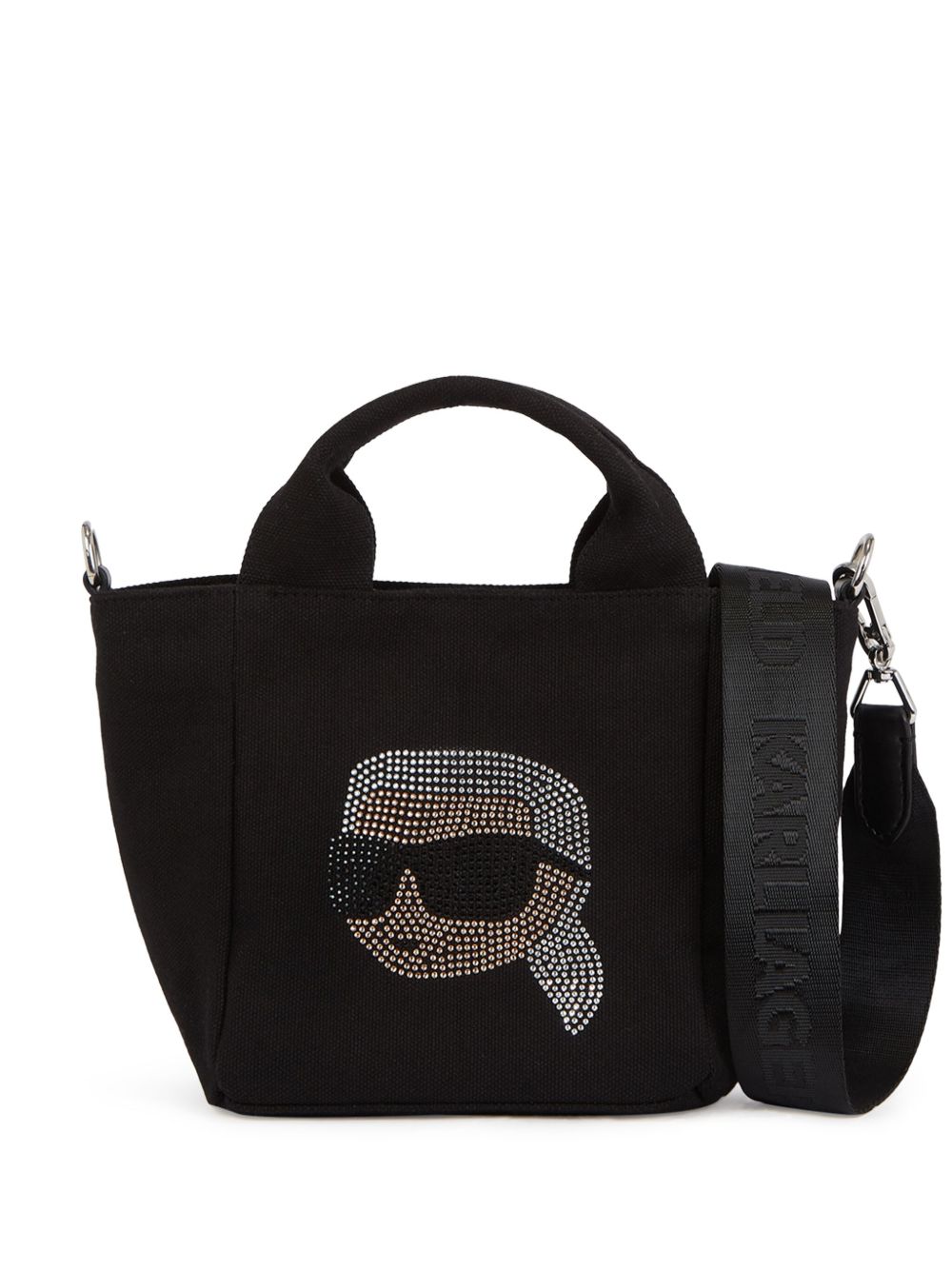Karl Lagerfeld K/Ikonik 2.0 托特包 - 黑色