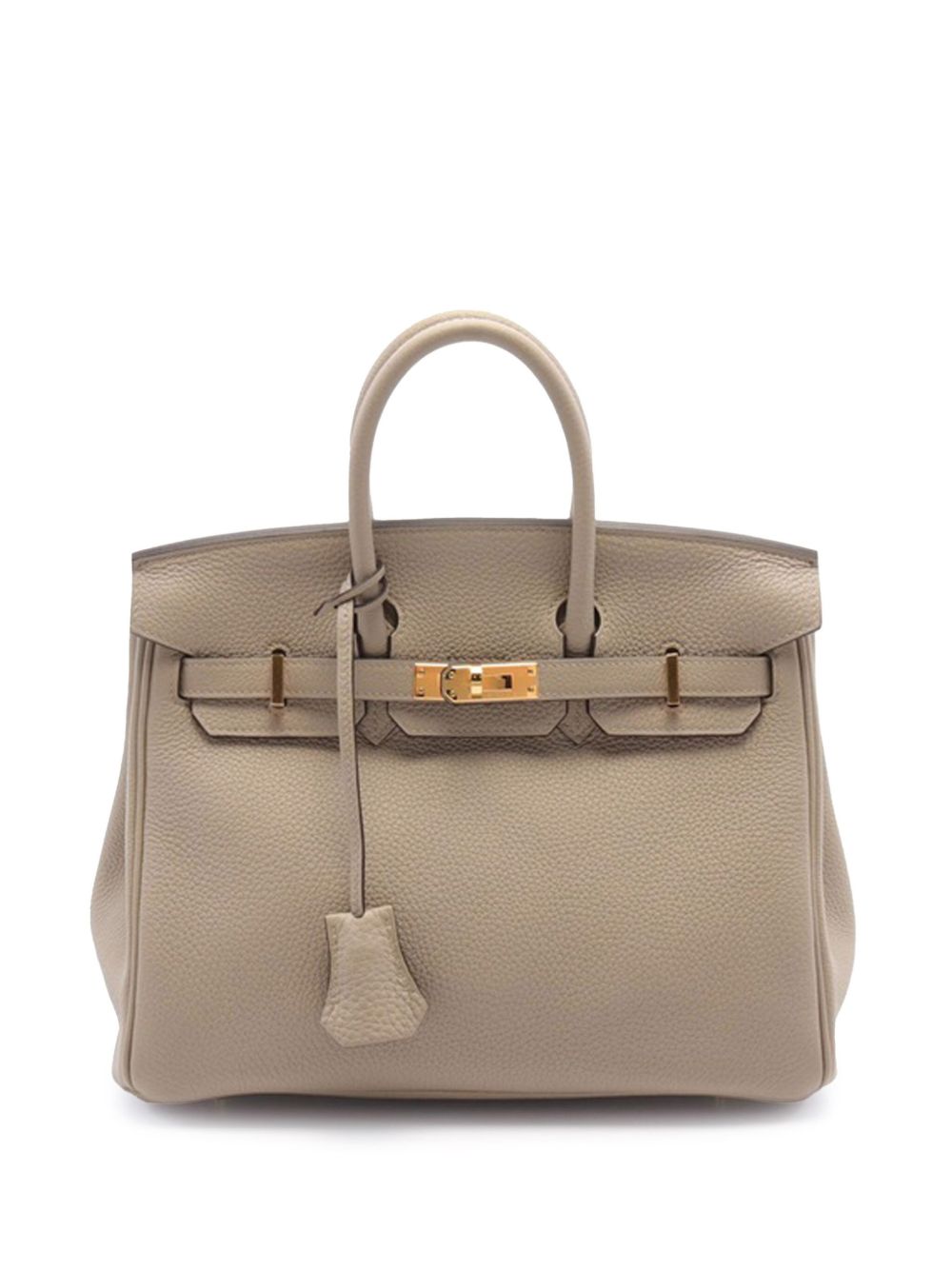 Hermès Pre-Owned Togo Birkin Retourne 25 手提包（2022年典藏款） - 灰色