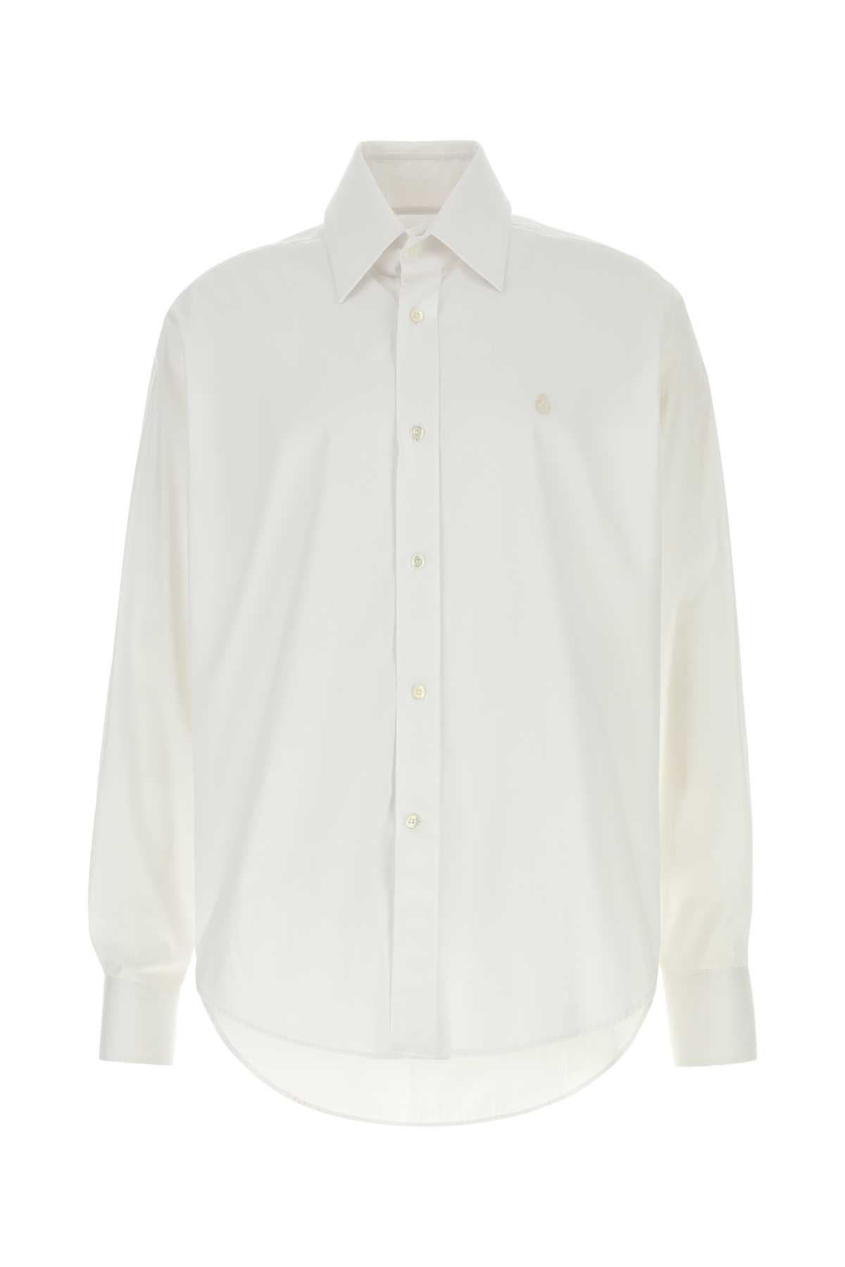 Alexander McQueen White Poplin Shirt