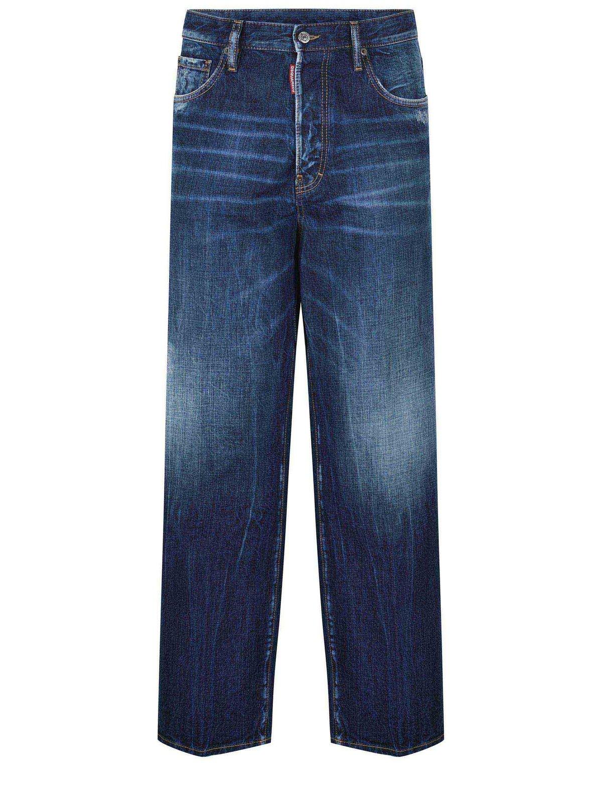 Dsquared2 Be Cool Be Nice Wash Loose Jeans