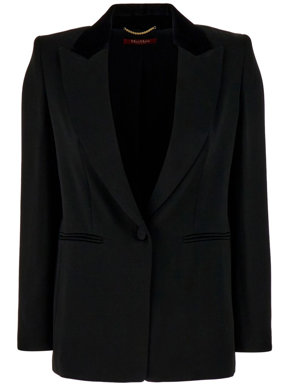 Max Mara Anselmo 西装夹克 - 黑色