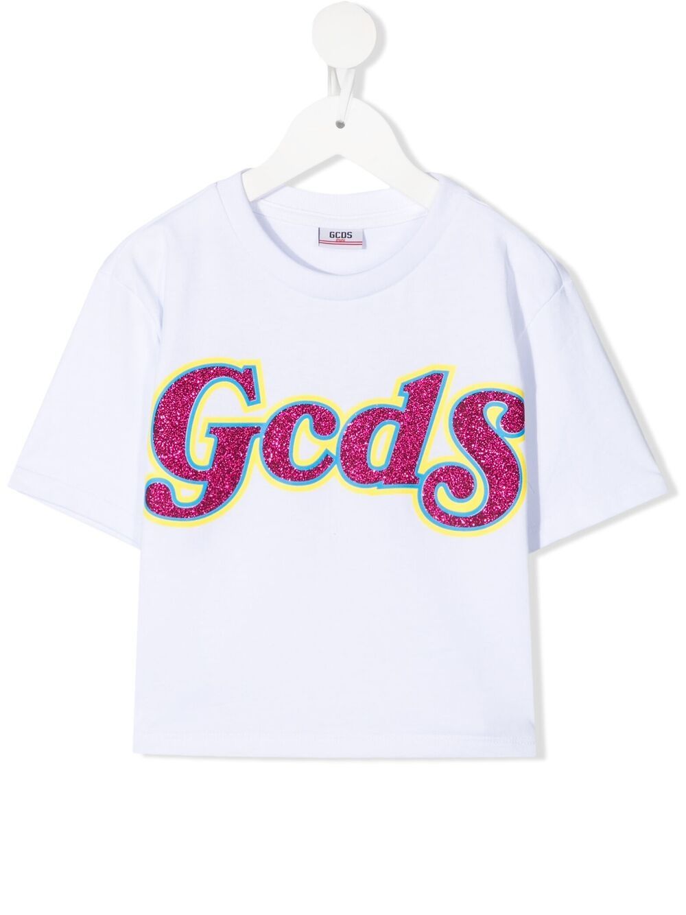 Gcds Kids logo印花T恤 - 白色