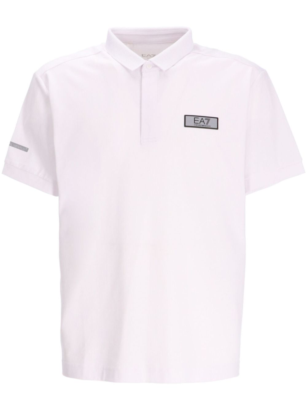 Ea7 Emporio Armani 标贴polo衫 - 中性色