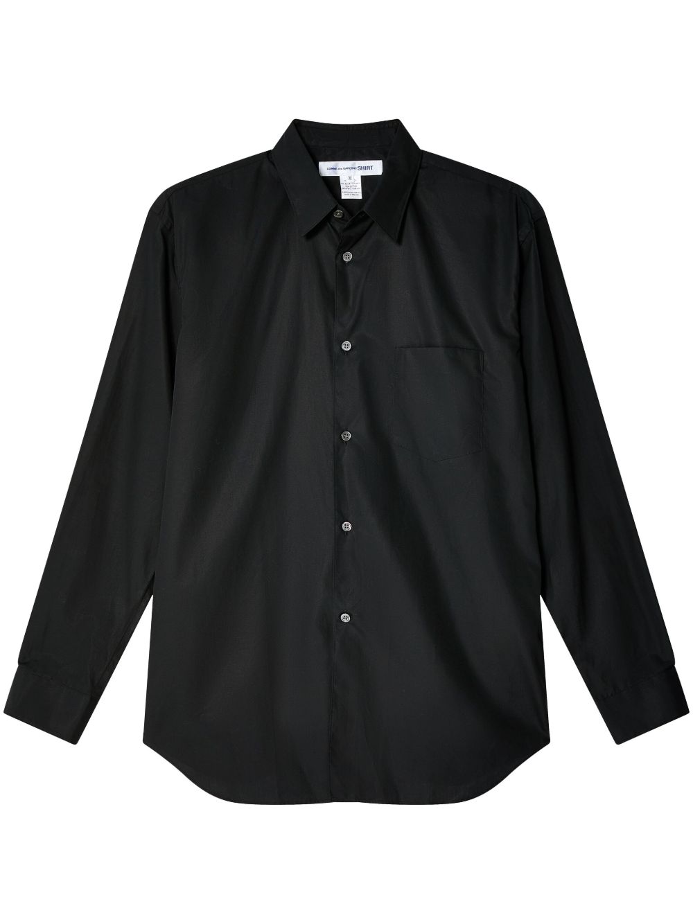 Comme Des Garçons Shirt 经典棉衬衫 - 黑色