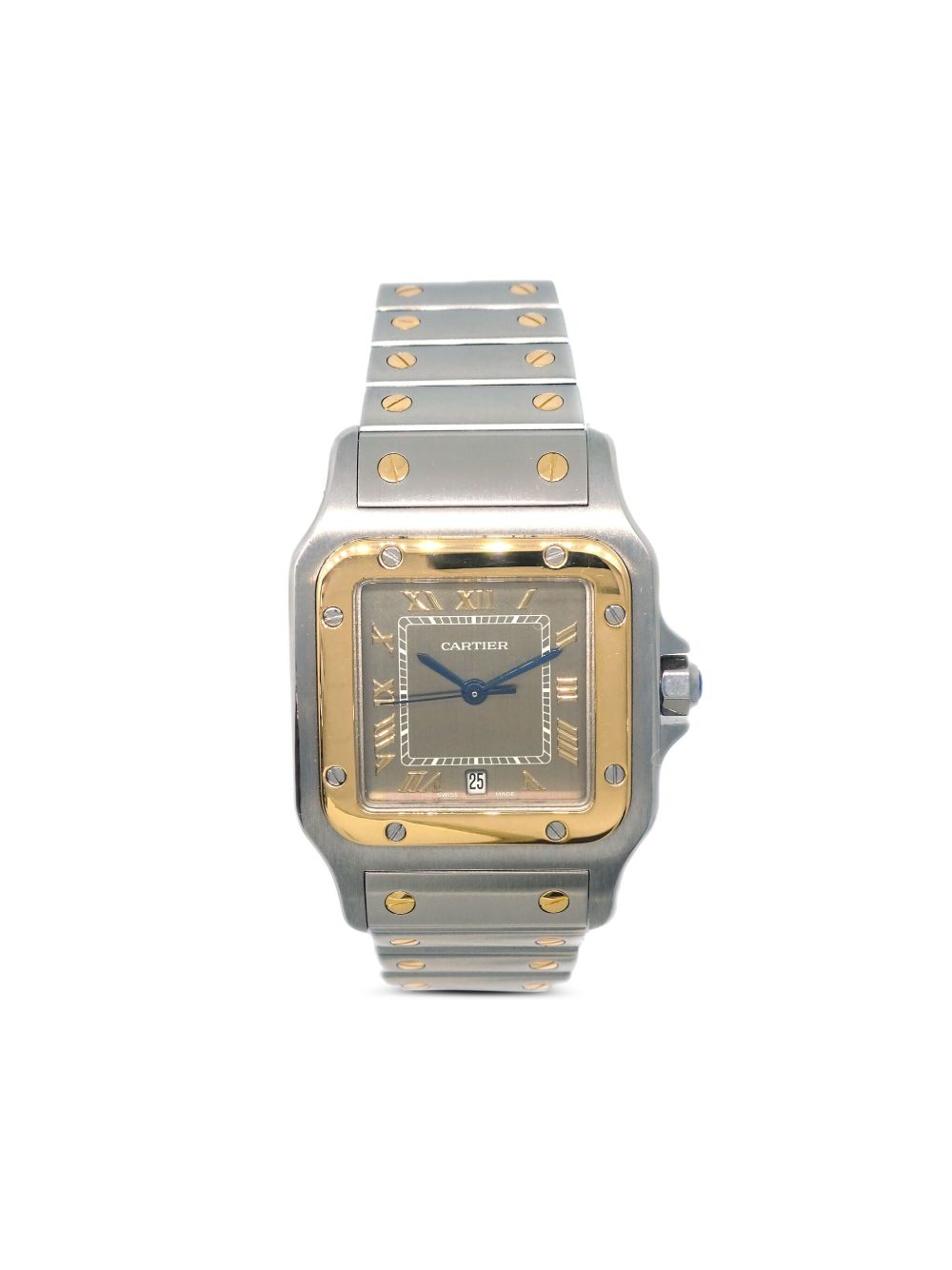 Cartier Santos Galbée 42毫米腕表（1980-1990年代典藏款） - 银色