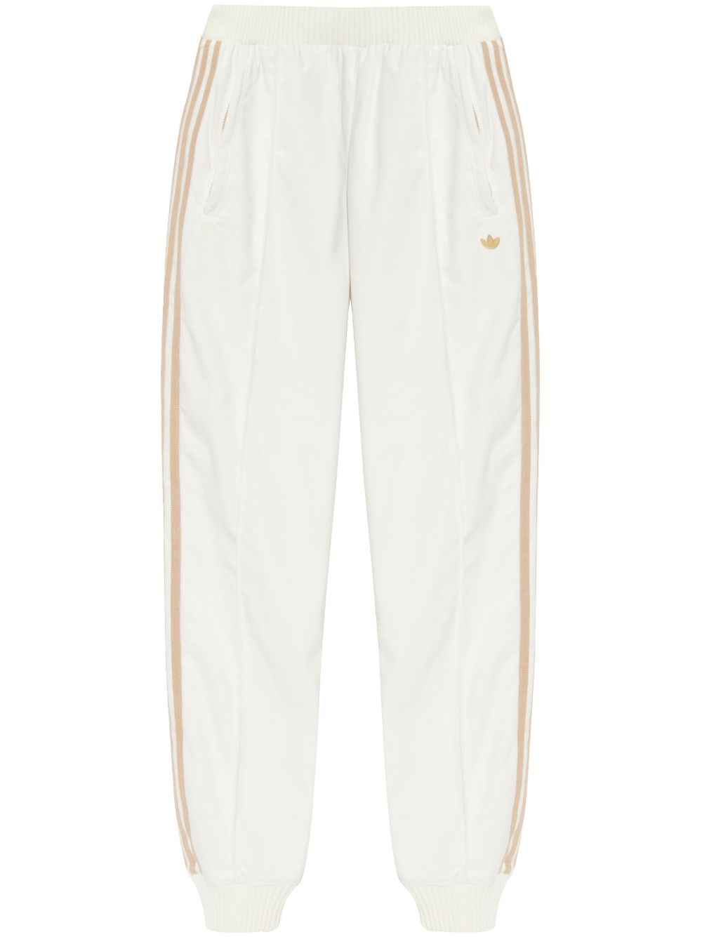 adidas 标贴棉运动裤 - 白色