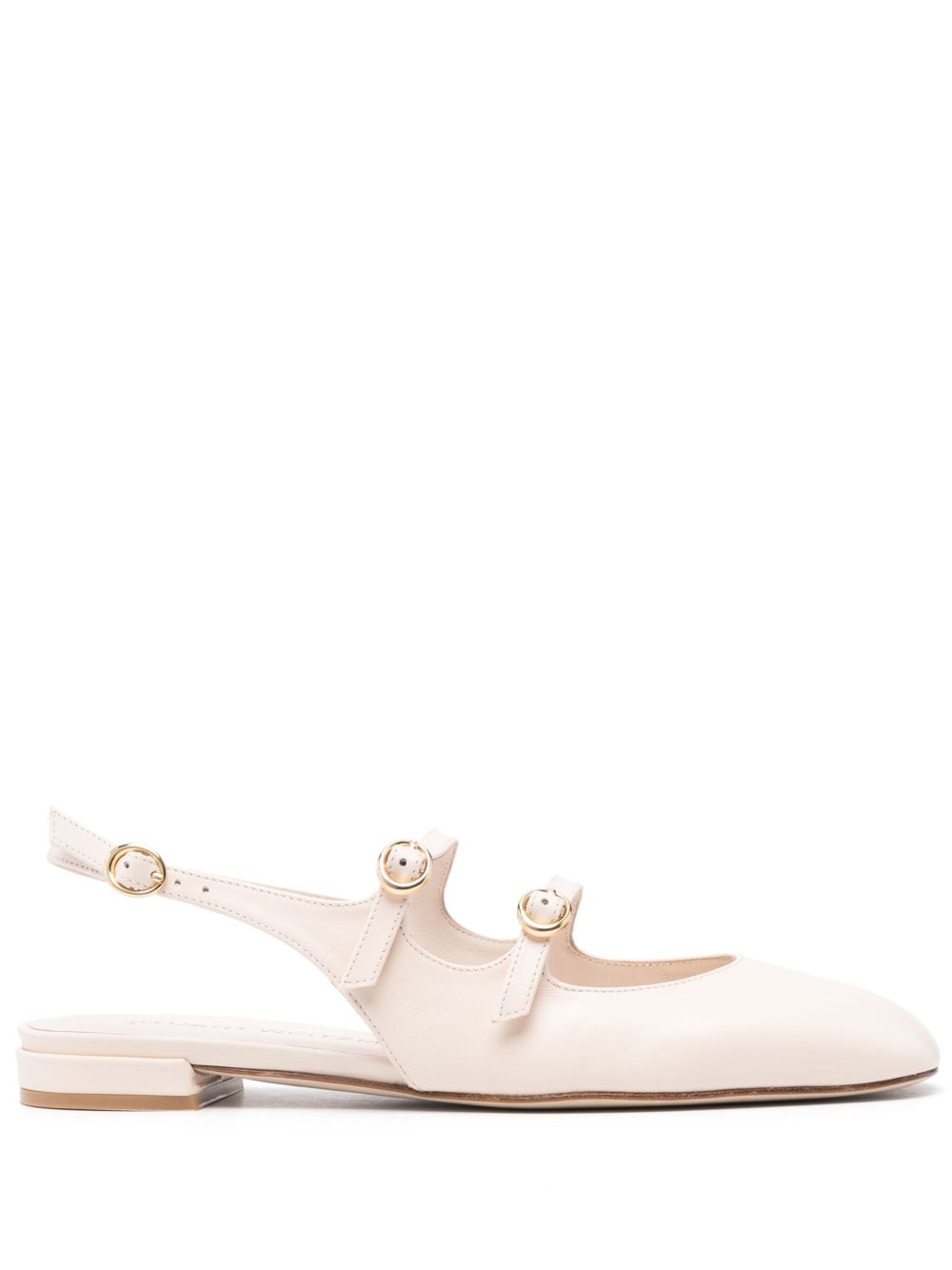 Stuart Weitzman Benni 芭蕾平底鞋 - 粉色